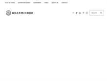 Tablet Screenshot of gearminded.com